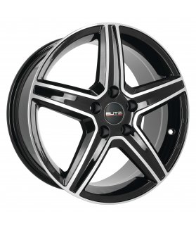 LLANTA BUTZI ARES BLACK POLISHED