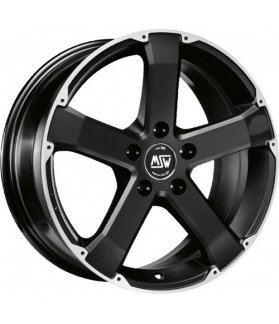 LLANTA MSW 45 MATT BLACK FULL POLISHED