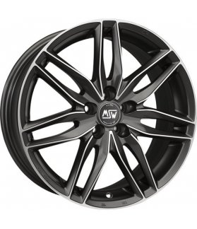Llanta MSW 24 Matt gun metal full polished