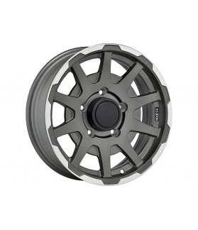 Llanta Sparco dakar matt dark grey lip polished