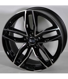Llanta Elit wheels Must Black polished