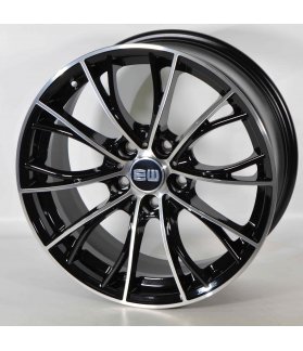 Llanta Elit wheels Light Black polished
