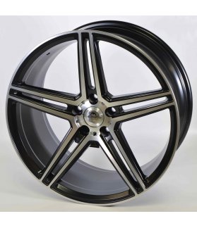 Llantas Forzza wheels Bosan Black polished