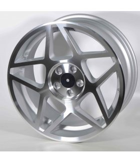 Llantas Forzza wheels Cosmo Silver diamond