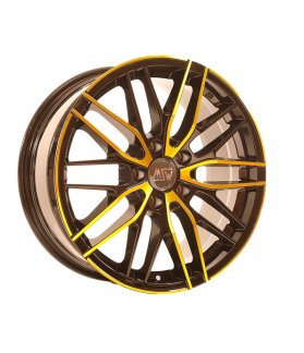 MUESTRA ACABADO PULIDO NARANJA BRILLO