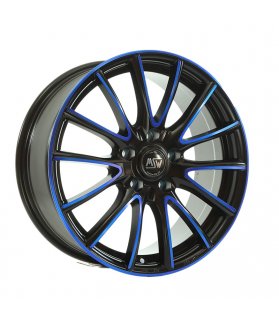 MUESTRA ACABADO PULIDO AZUL MATE