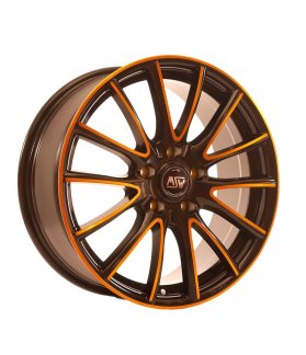 MUESTRA ACABADO PULIDO NARANJA MATE