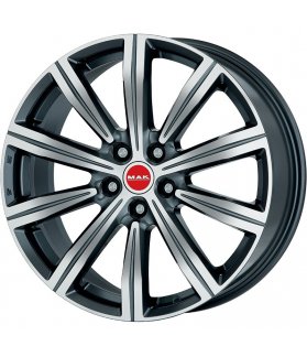LLANTA MAK BIRMINGHAM GUN METALLIC MIRROR
