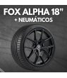 JUEGO DE LLANTAS FOX ALPHA 18" + NEUMÁTICOS JUEGO DE LLANTAS FOX ALPHA 18" + NEUMÁTICOS