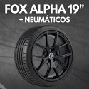 JUEGO DE LLANTAS FOX ALPHA 19" + NEUMÁTICOS