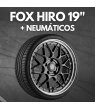 JUEGO DE LLANTAS FOX HIRO 19" + NEUMÁTICOS