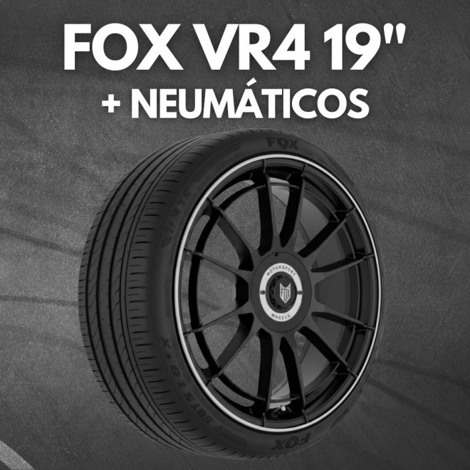 JUEGO FOX VR4 EN 19" + NEUMÁTICOS