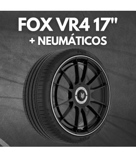 JUEGO FOX VR4 EN 17" + NEUMÁTICOS