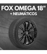 JUEGO DE LLANTAS FOX OMEGA EN 18" + NEUMÁTICOS