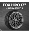 JUEGO DE LLANTAS FOX HIRO 17" + NEUMÁTICOS