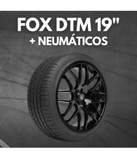 PROMOCIÓN LLANTAS FOX DTM + NEUMATICOS EN 19