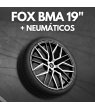 JUEGO DE LLANTAS FOX BMA BLACK POLISH 19" + NEUMÁTICOS