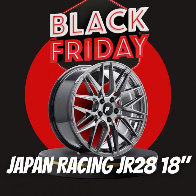 PACK LLANTAS JAPAN RACING JR28 HYPER BLACK