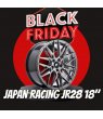 PACK LLANTAS JAPAN RACING JR28 HYPER BLACK