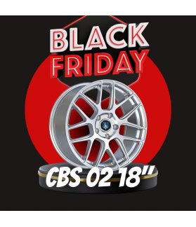 LLANTAS CBS 02 PLATA + NEUMÁTICOS 18 BMW