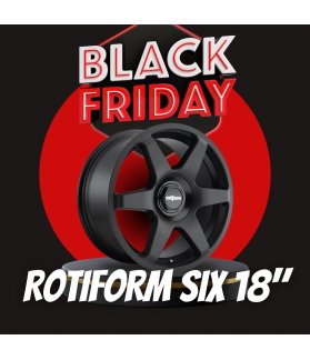 JUEGO ROTIFORM SIX 18" NEGRO MATE