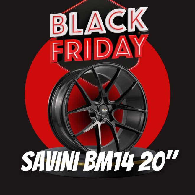 PACK LLANTAS SAVINI BM14 GLOSS BLACK EN 20"