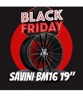 PACK LLANTAS SAVINI BM16 GLOSS BLACK 19"