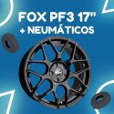 Fox PF3 Black 17" | Llantas + neumáticos