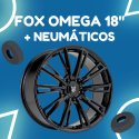 JUEGO DE LLANTAS FOX OMEGA EN 18" + NEUMÁTICOS