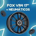 JUEGO FOX VR4 EN 17" + NEUMÁTICOS