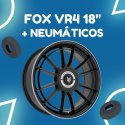 JUEGO FOX VR4 EN 18" + NEUMÁTICOS