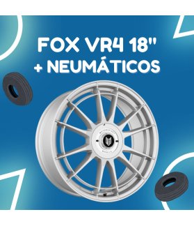 JUEGO FOX VR4 SATIN SILVER 18"