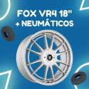 JUEGO FOX VR4 SATIN SILVER 18"