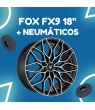 JUEGO DE LLANTAS FOX ALPHA 17" + NEUMÁTICOS