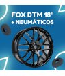 JUEGO DE LLANTAS FOX DTM EN 18" + NEUMÁTICOS