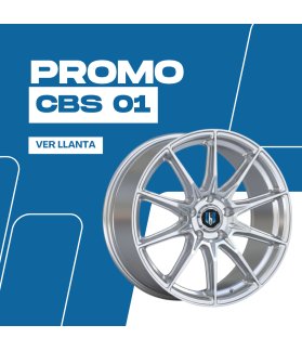 JUEGO DE LLANTAS CBS 01 HYPER SILVER
