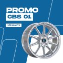 JUEGO DE LLANTAS CBS 01 HYPER SILVER
