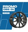 JUEGO DE LLANTAS CBS 01 NEGRO BRILLO + NEUMÁTICOS EN 18"