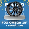 JUEGO DE LLANTAS FOX OMEGA EN 18" + NEUMÁTICOS