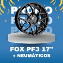 Fox PF3 Black 17" | Llantas + neumáticos