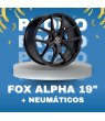 JUEGO DE LLANTAS FOX ALPHA 19" + NEUMÁTICOS