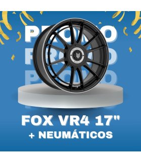 JUEGO FOX VR4 EN 17" + NEUMÁTICOS