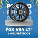 JUEGO FOX VR4 EN 17" + NEUMÁTICOS