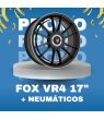 JUEGO FOX VR4 EN 17" + NEUMÁTICOS